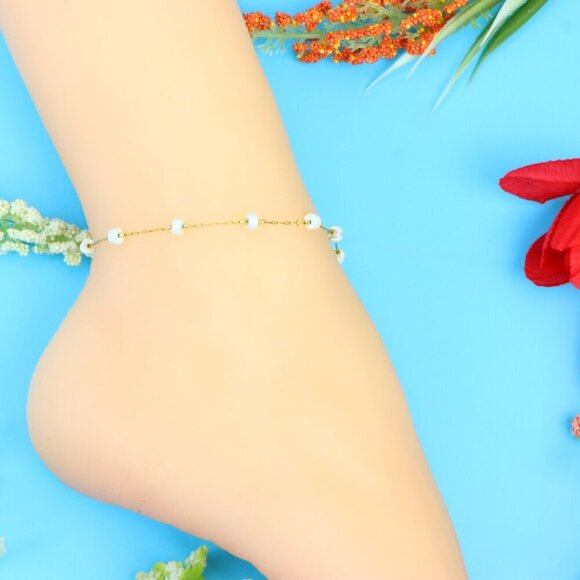 Elegant Handmade Anklet – Perfect for Women & Girls | Ideal Gift Option, DYC1559 - Picture 5 of 9